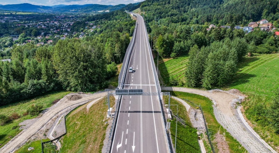 The grand opening is in a month. The most beautiful expressway in Poland for drivers.
