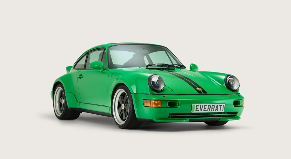 Green Viper Under Electricity: Here's a Classic Porsche 911 with a New Electric Heart