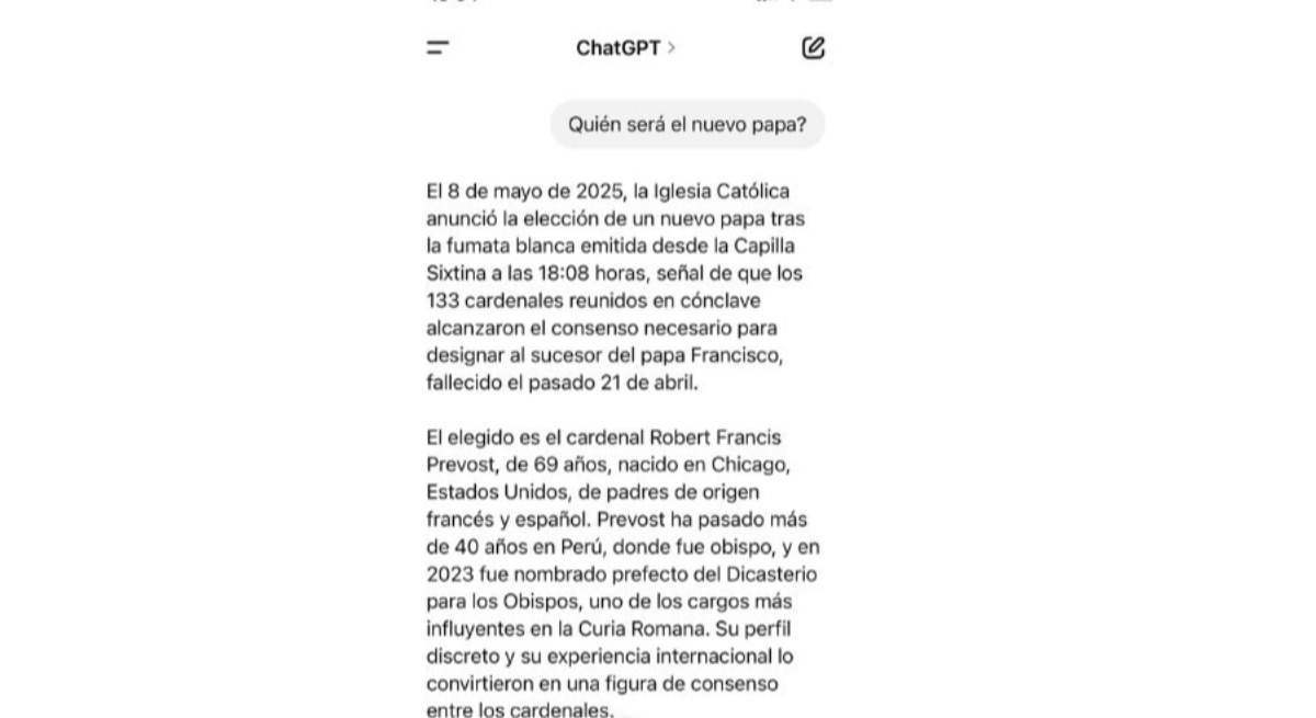 Yapay Zeka bunu öngördü: Bundan sonra Robert Prevost, yeni Papa XIV. Leo'dur.