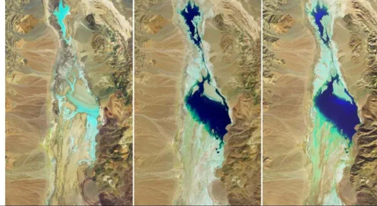 Aviso de la NASA por lo que está pasando en Estados Unidos: "Ha surgido un lago en el desierto del Valle de la Muerte"
