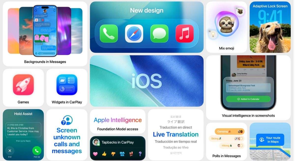 Ya está aquí el iOS 26 de Apple: cómo descargarlo en tu iPhone y qué modelos son compatibles