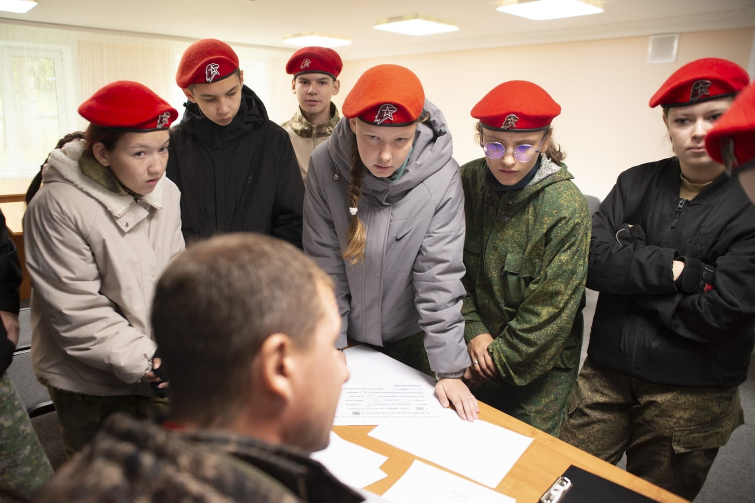 En el campamento de Bereznyaki se celebran periódicamente competiciones para escolares.