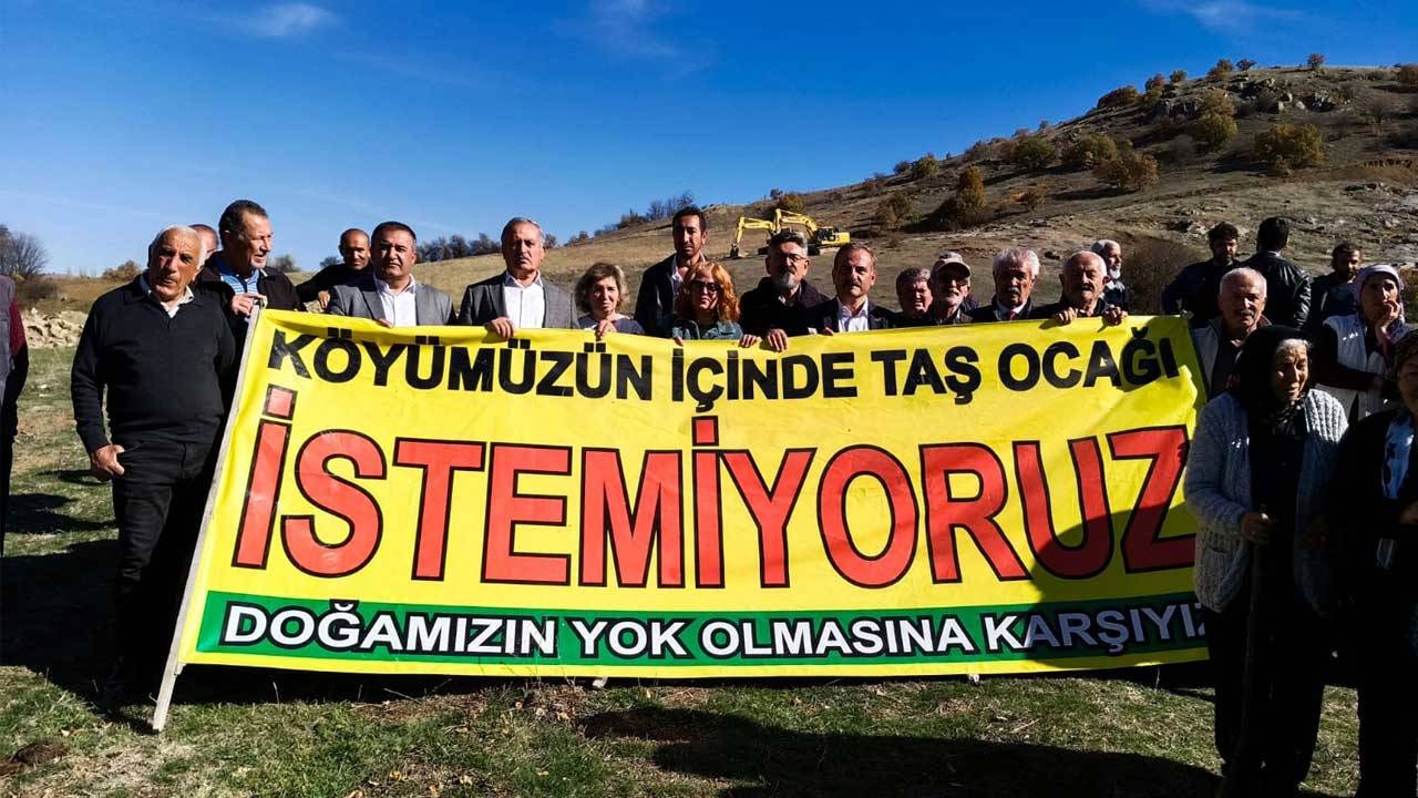 Zur Verteidigung gegen den Karakaya-Steinbruch