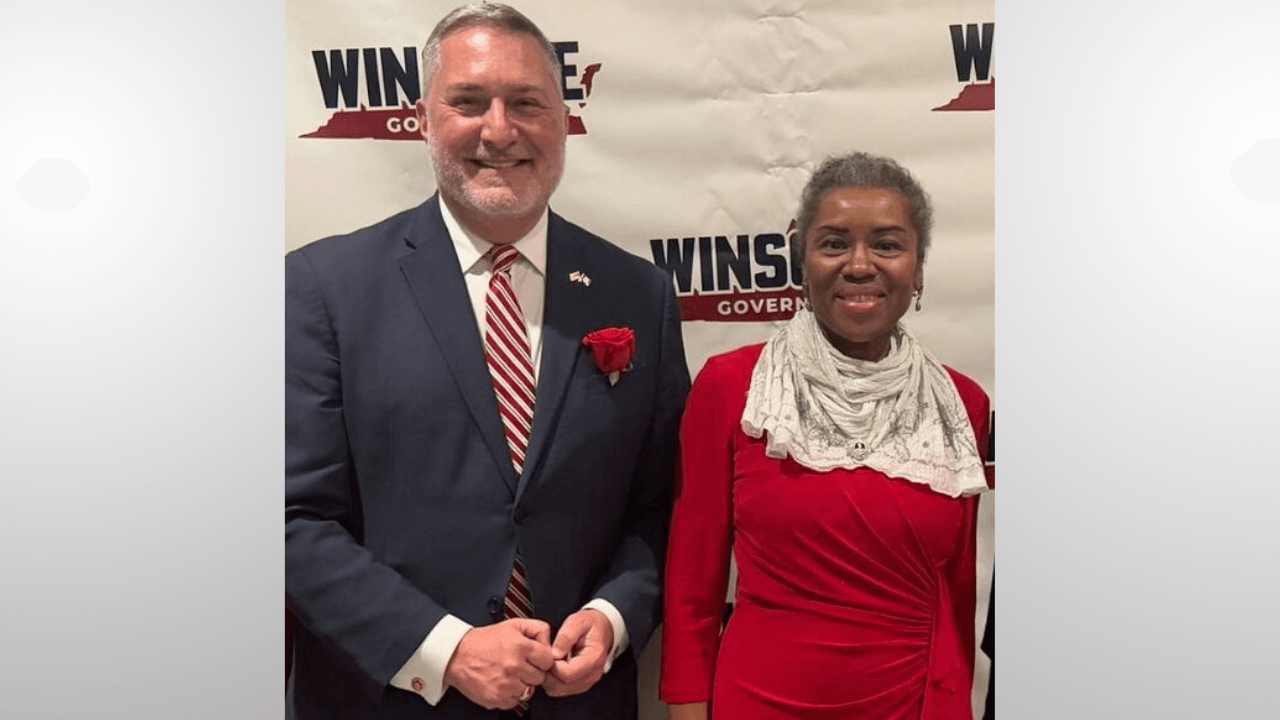 Los republicanos de Virginia eligen a un presentador de radio para que se postule junto a Winsome Sears en la carrera para reemplazar a Youngkin