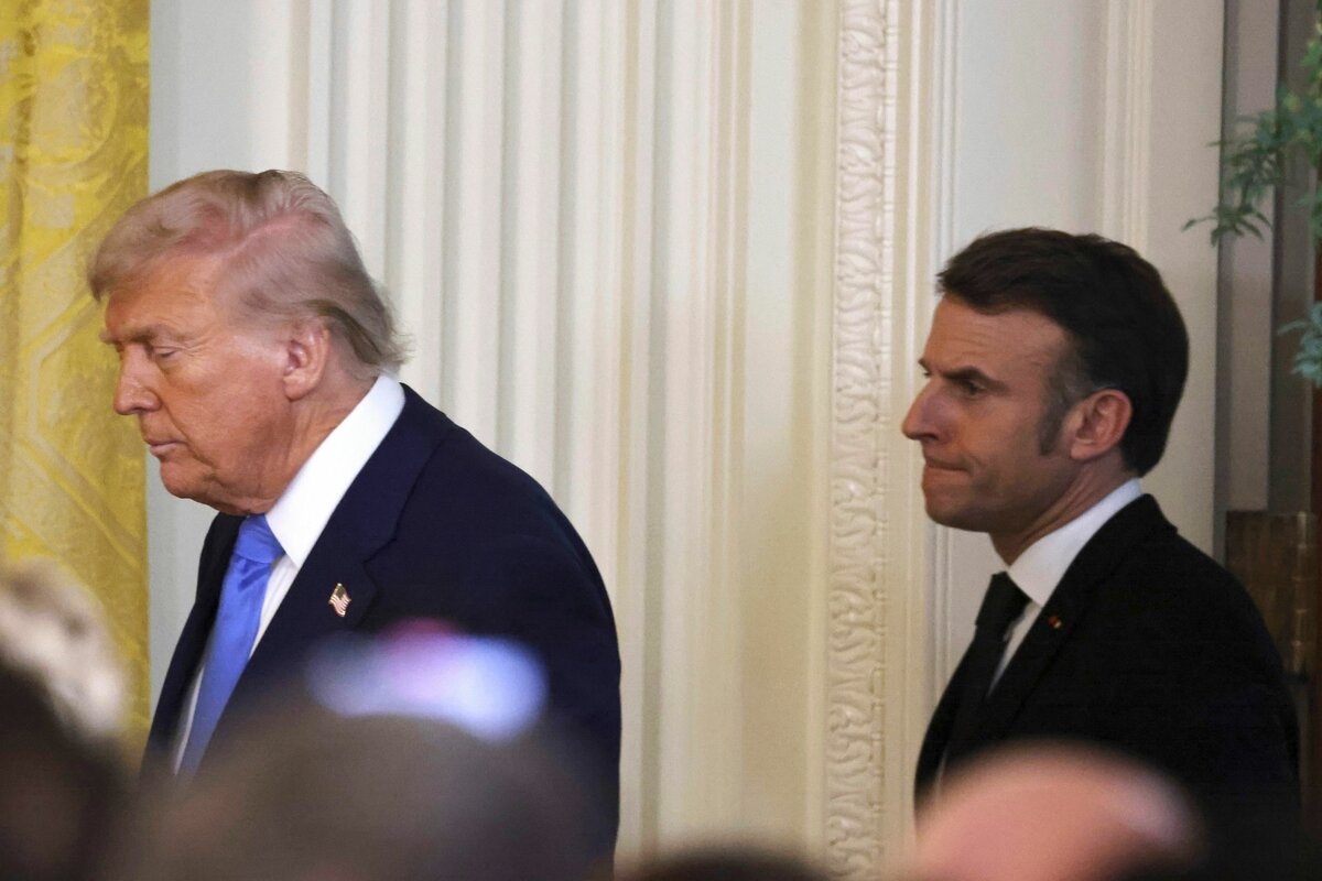 Macron visits Trump: “Achieve a ceasefire as soon as possible”