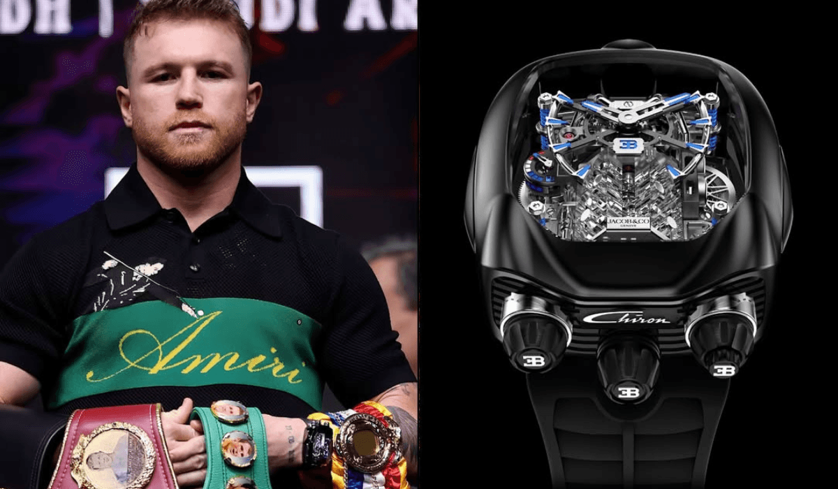 ¿Cuánto vale el reloj Bugatti que Canelo Álvarez usó previo a la pelea con William Scull?