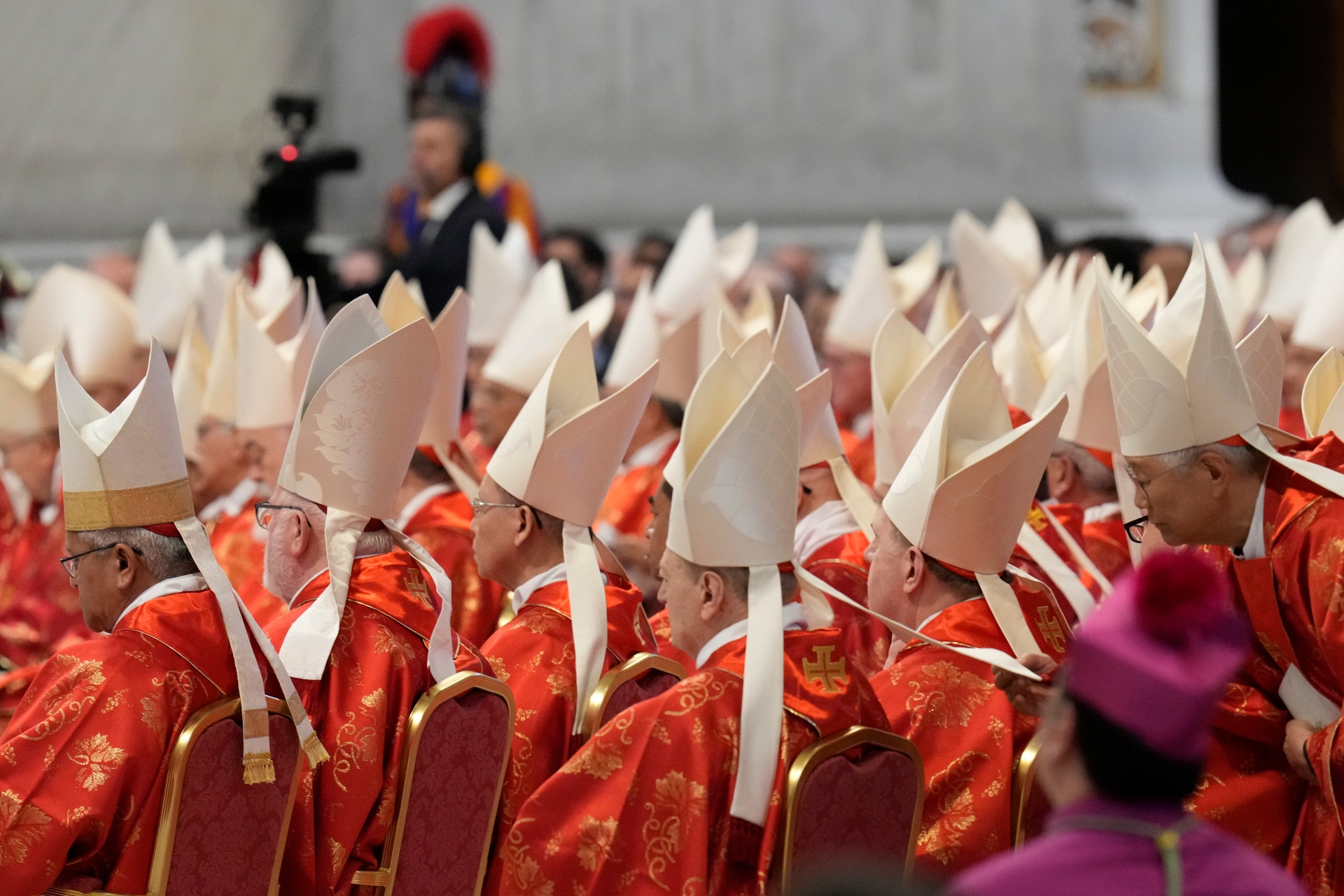 Before the conclave, cardinals are asked at Mass to elect a pope who seeks unity.