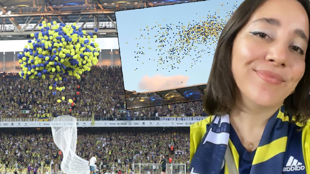 Fenerbahçe erinnerte sich an Duygu Özdin! 1907 stiegen Ballons in den Himmel