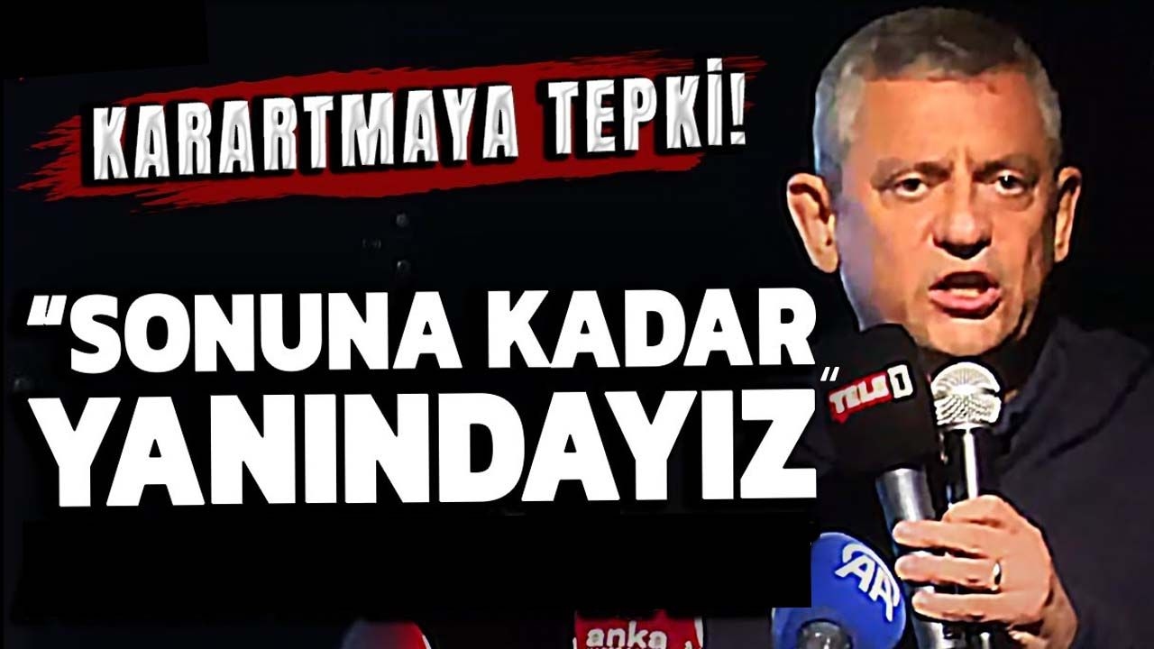 Özgür Özel: TELE1 é o nosso canal que fornece notícias gratuitas e honestas e não cede à pressão!