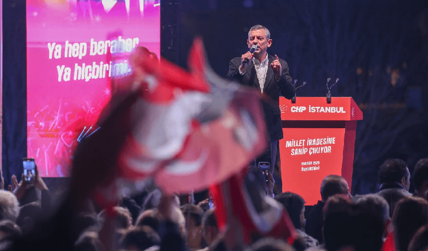 CHP's new rally address has been announced