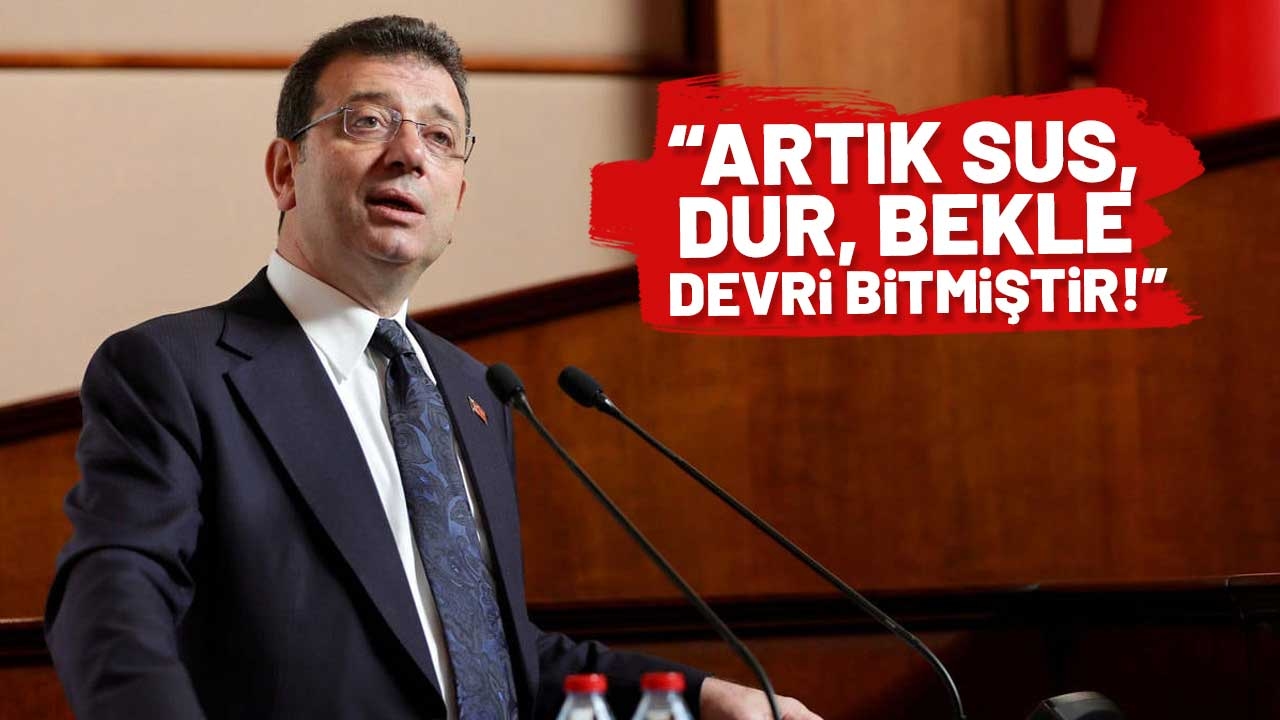 Esta vez, İmamoğlu abordó tres áreas: Es una cuestión de supervivencia.