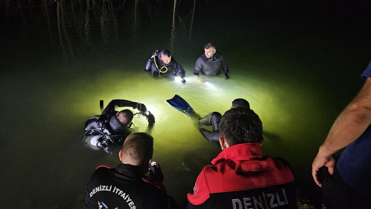 Denizli'de gölete düşen kişinin cansız bedenine ulaşıldı