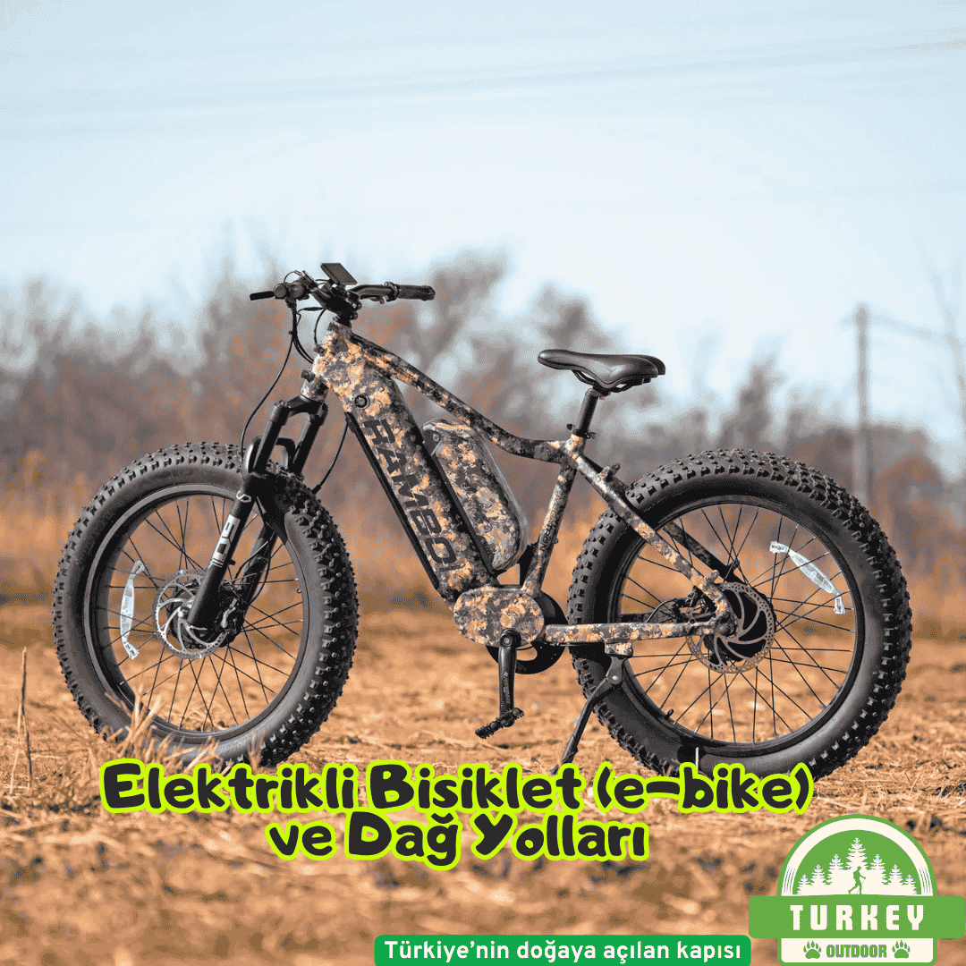 Bicicletas elétricas e estradas de montanha