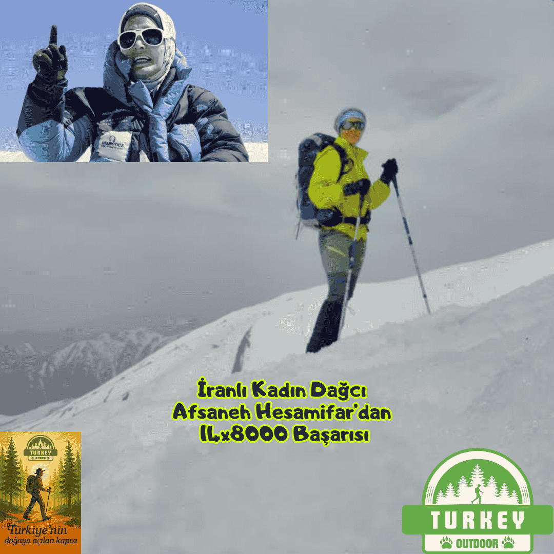 İranlı Kadın Dağcı Afsaneh Hesamifar’dan14x8000 Başarısı