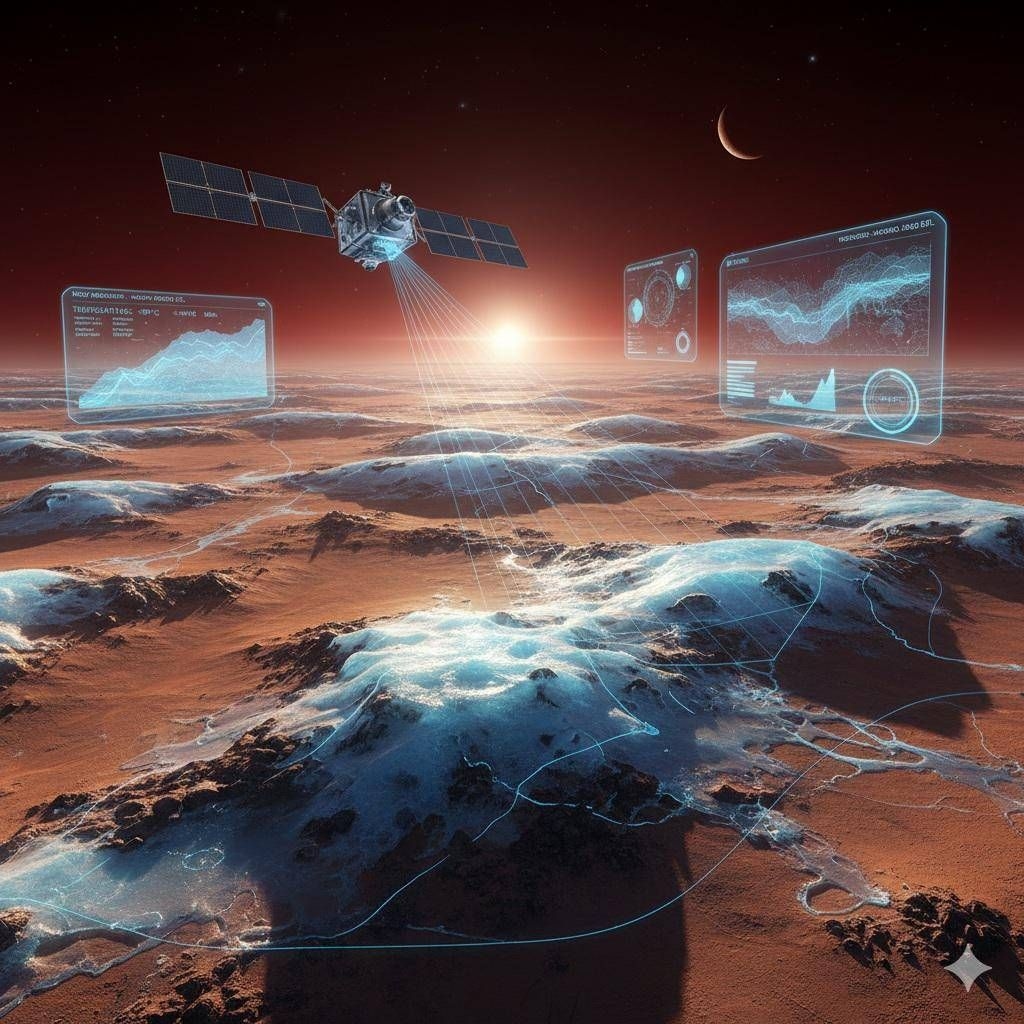 Hielo activo en Marte: los datos del INGV revelan fenómenos glaciales recientes