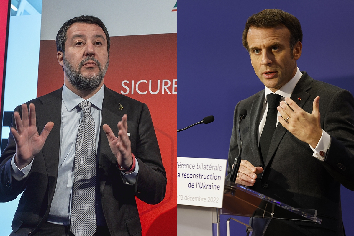 Ucrânia e a crise diplomática Roma-Paris, Salvini: "Macron é um pouco sensível." A oposição: "Isso está envergonhando a Itália."