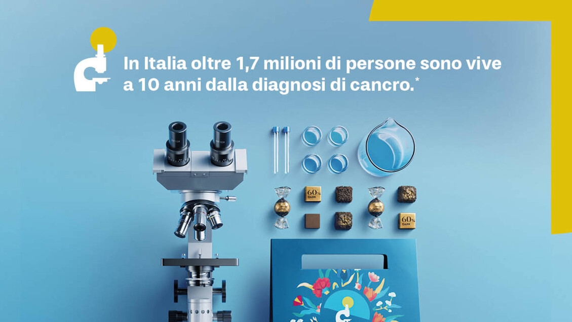 Airc's 60th anniversary: ​​Research Chocolates in the square on Saturday