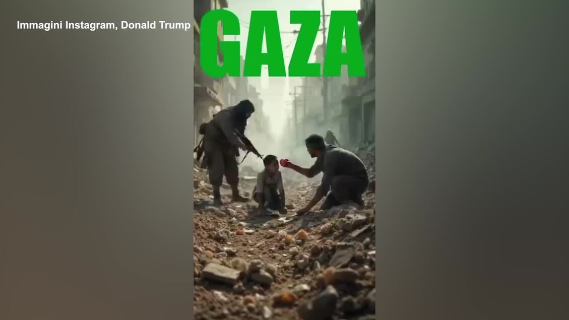 Gaza volgens Trump: video gemaakt met AI op sociale media