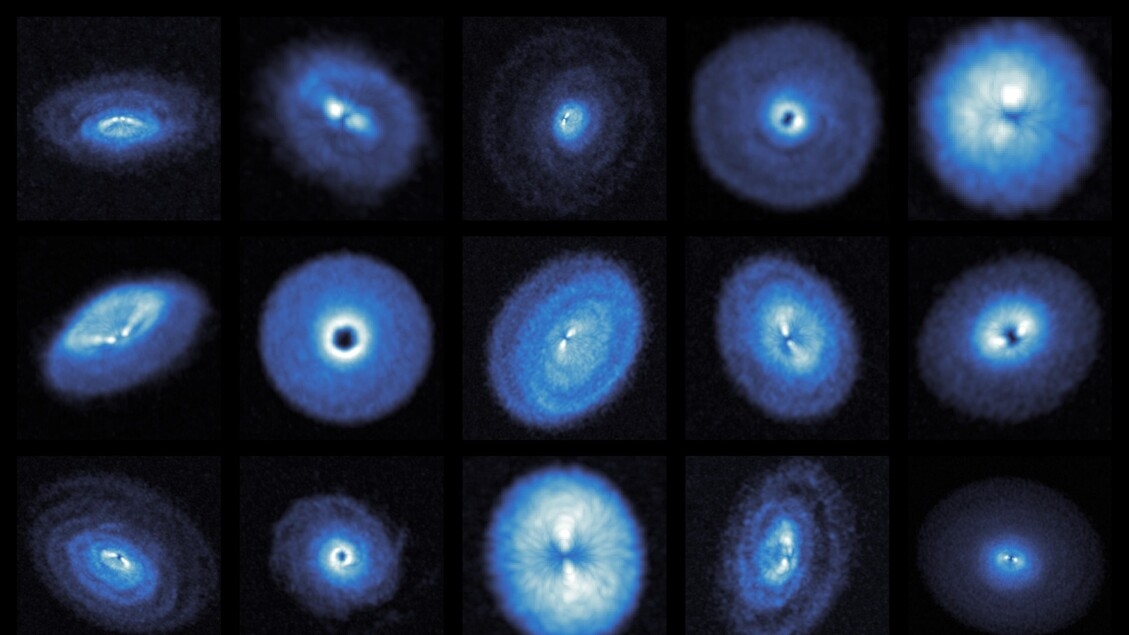 HD images of the cosmic labor from which planets are born