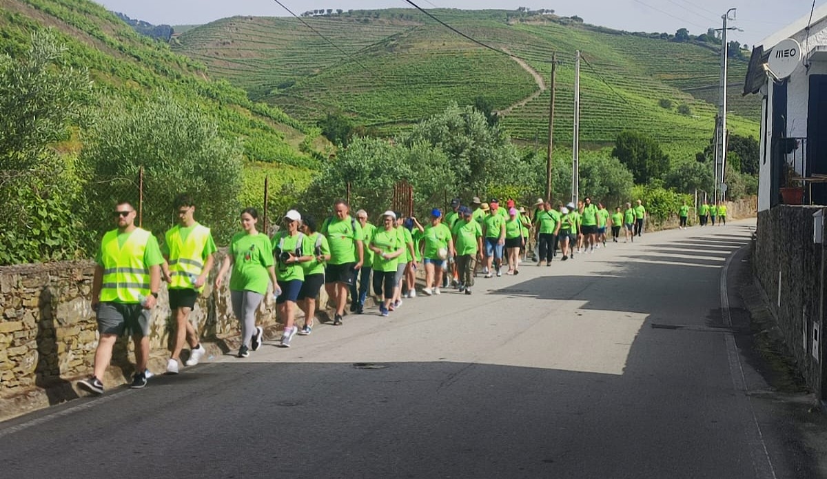 La caminata “rende” unos 600 euros para la Fundación Portuguesa de Cardiología