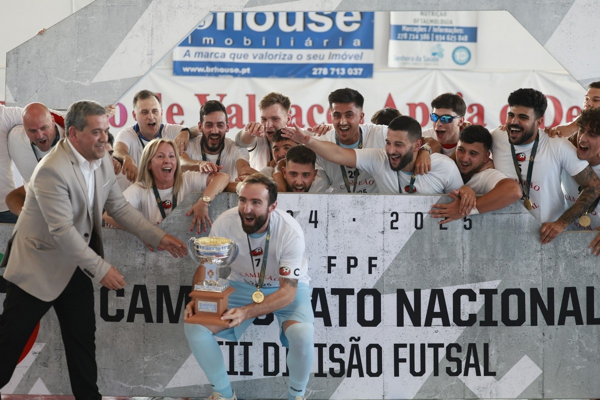 Valpaços es campeón nacional de la 3ª División de Futsal