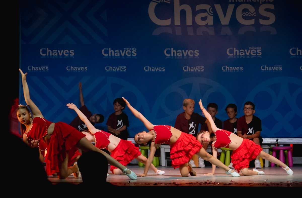 Mais de 360 bailarinas participaram no Chaves En’Dança
