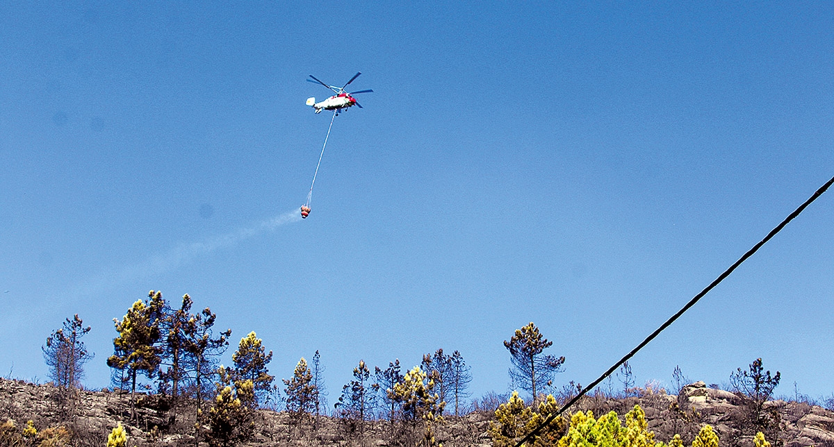 Incendie à Vila Real avec trois fronts actifs