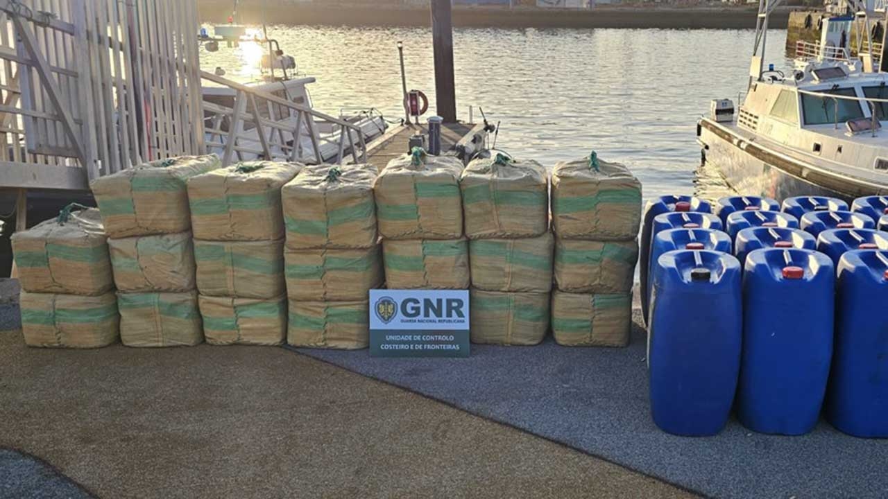 GNR seizes 1,500 kilos of hashish and a boat in Ria Formosa