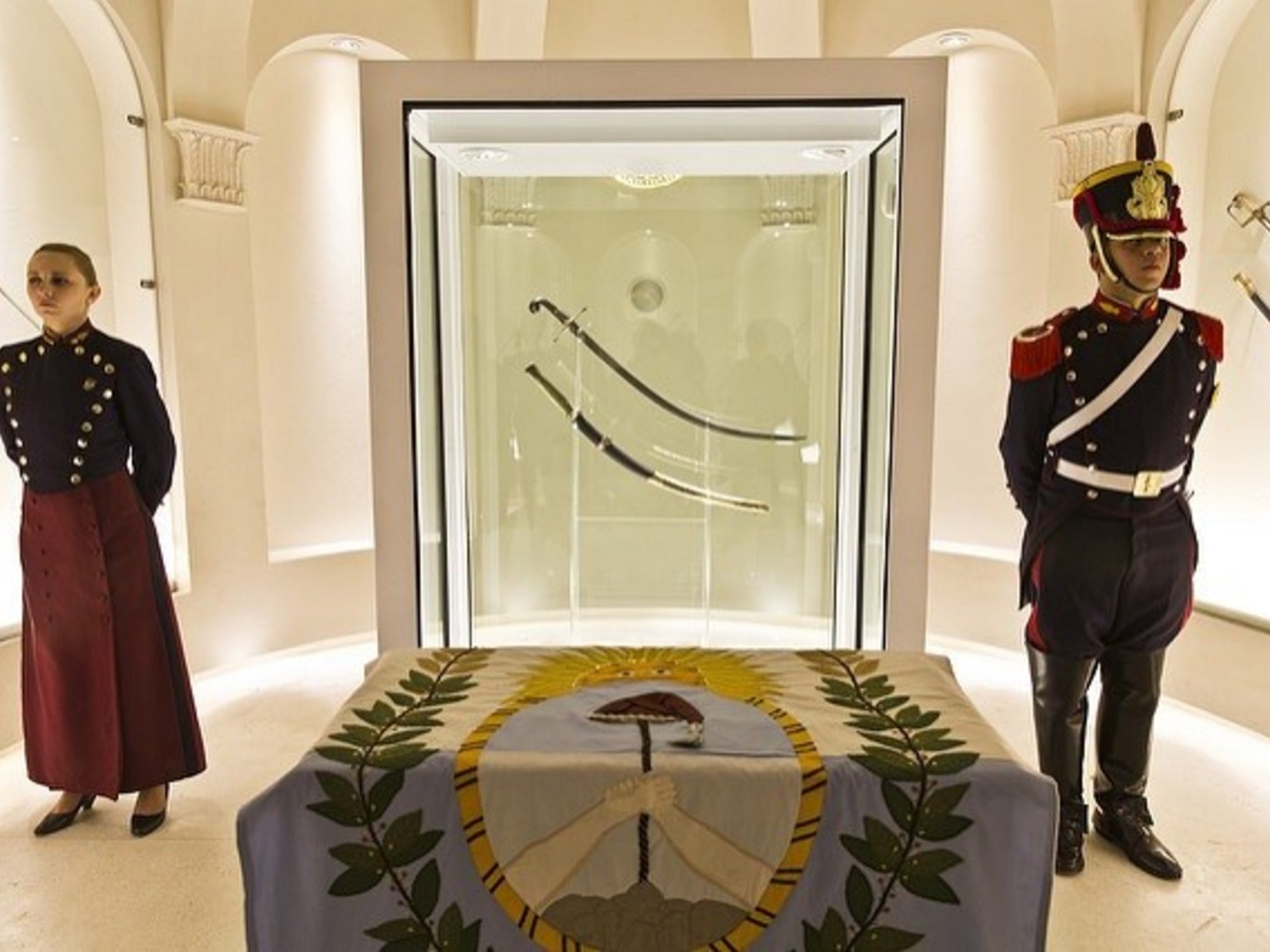 Trotz der Unsicherheit in den historischen Museen wird San Martín die wohlverdiente Ehrung erfahren.
