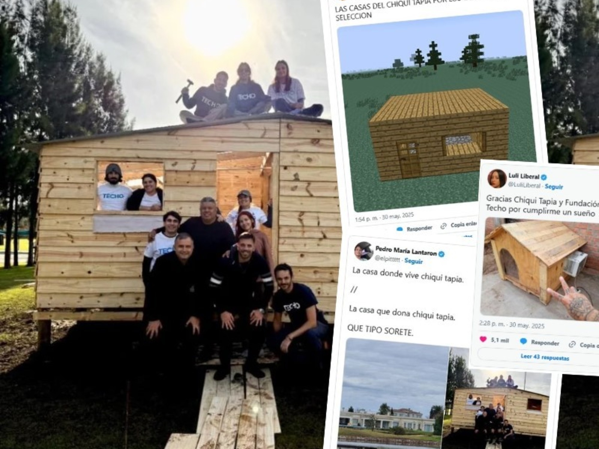 Libertariańska kpina z Chiqui Tapii w sprawie domów, które AFA przekaże ofiarom powodzi w Bahía Blanca z powodu goli strzelonych przez reprezentację.