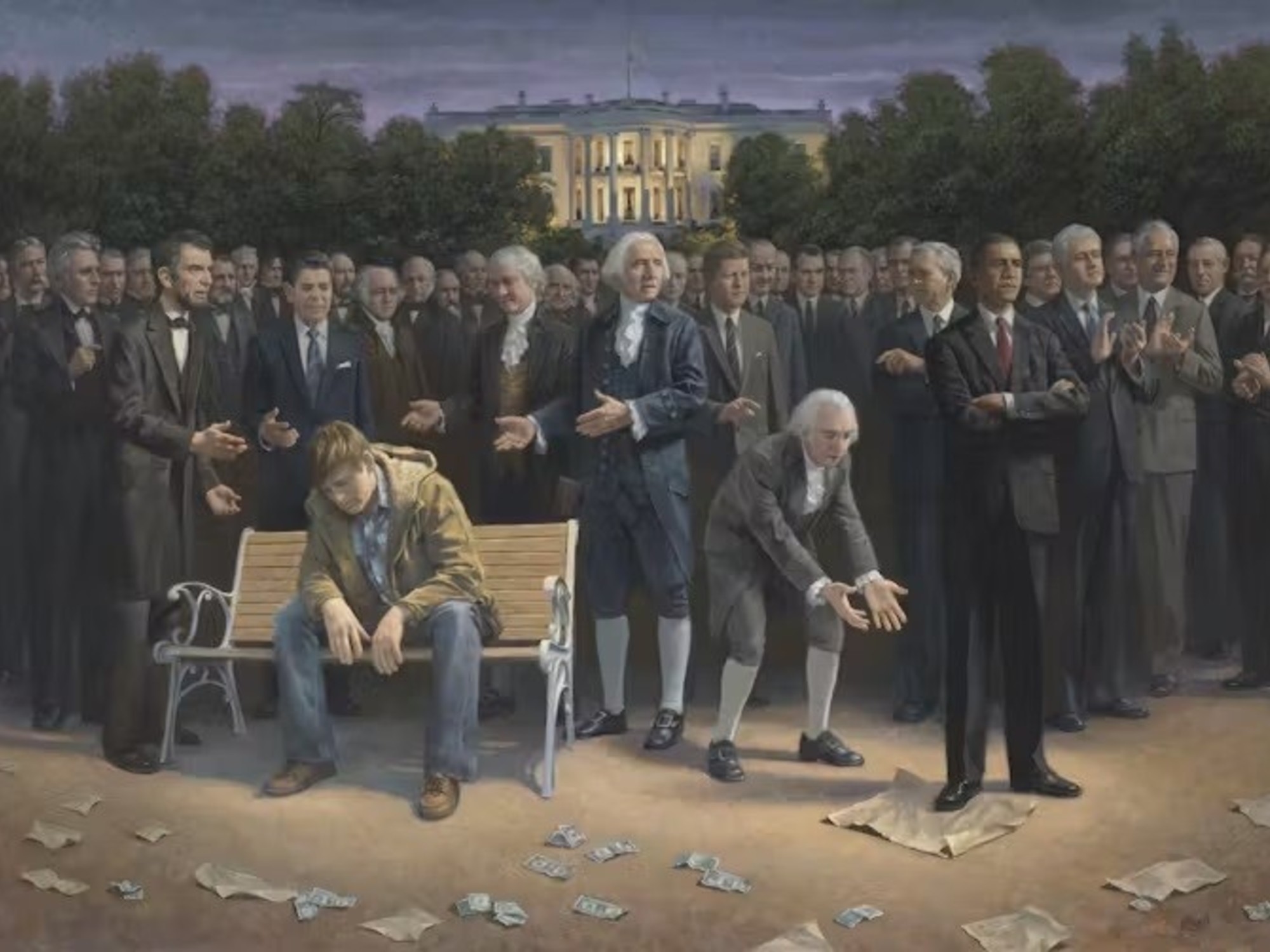 Der Künstler Jon McNaughton und seine überraschende Darstellung des modernen Konservatismus