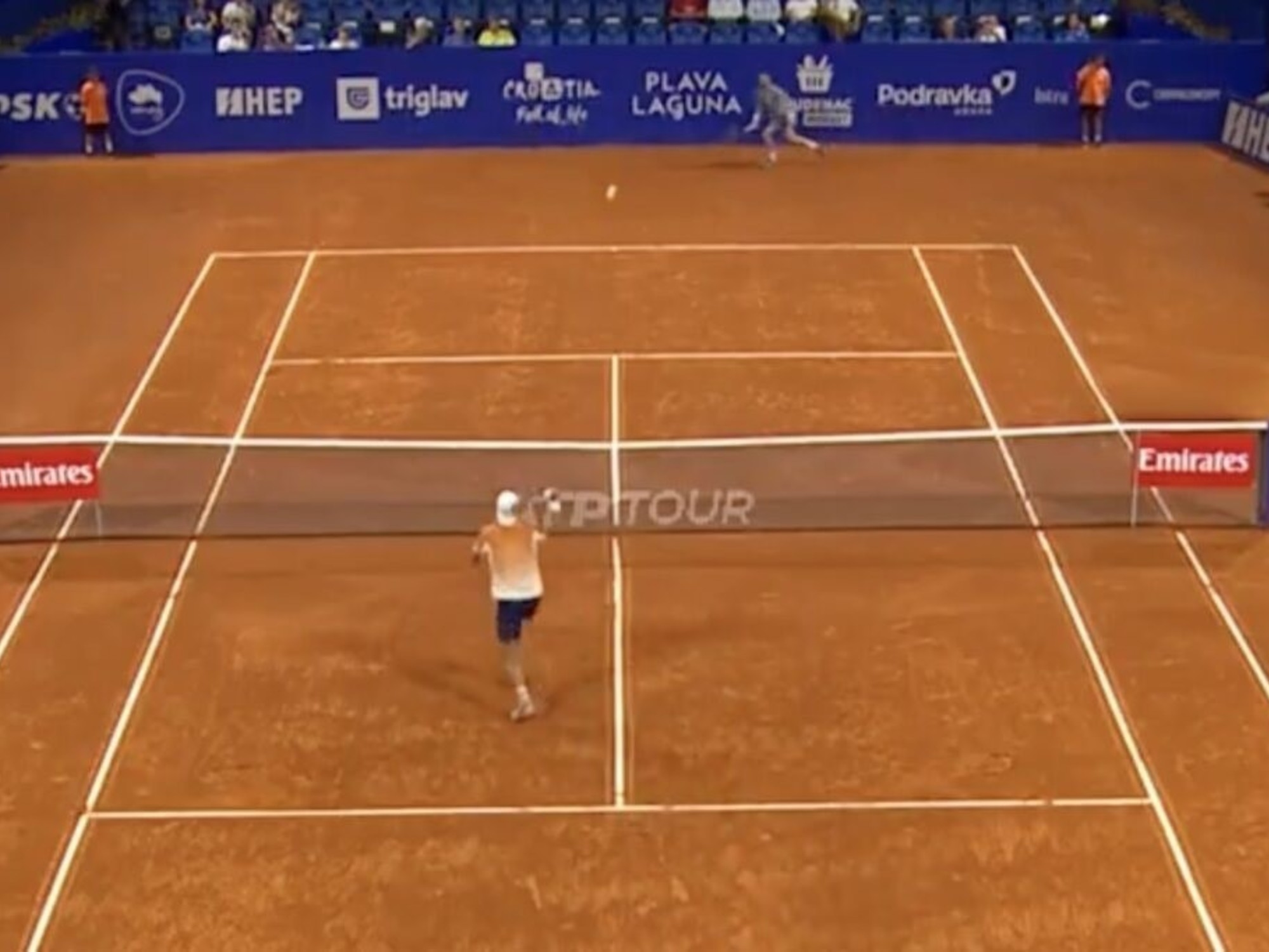 The ridiculous match point of a match at the ATP 250 in Umag, which ended in embarrassment and controversy: "I don't like that kind of thing."