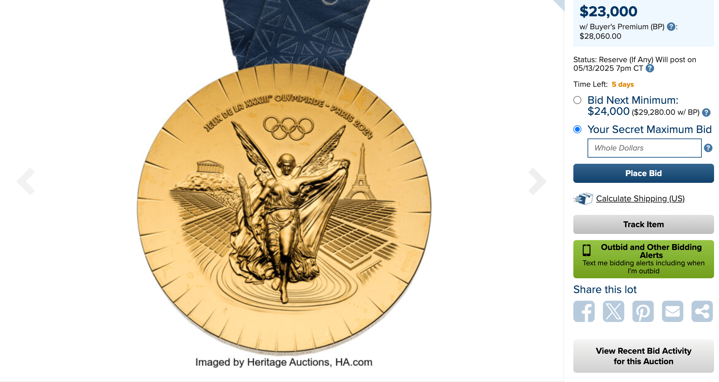 Dutch Olympic athlete defends decision to sell gold medal online