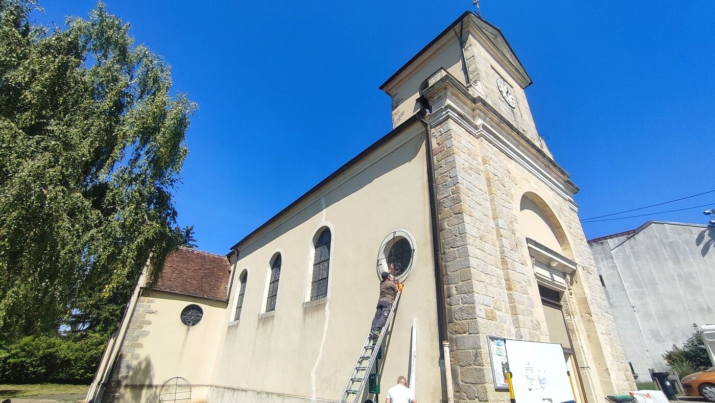 Saintry-sur-Seine (91): vrijwilligers renoveren de kerk uit het einde van de 18e eeuw (Update: video)