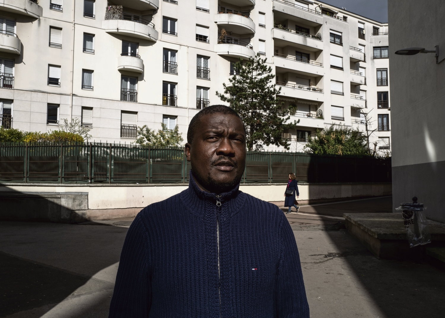 Alain Sylvere Tsamas, the CGT representative sent to court by Monoprix for defending a store manager