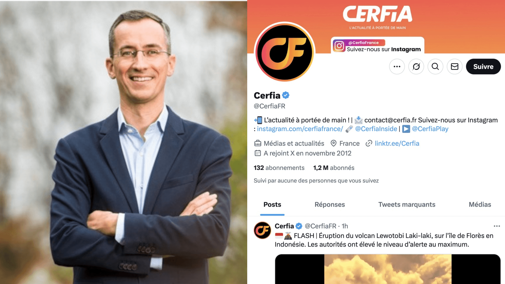 Overgenomen door Stérin, prijst het Cerfia-account Hanouna en boycot L'Huma