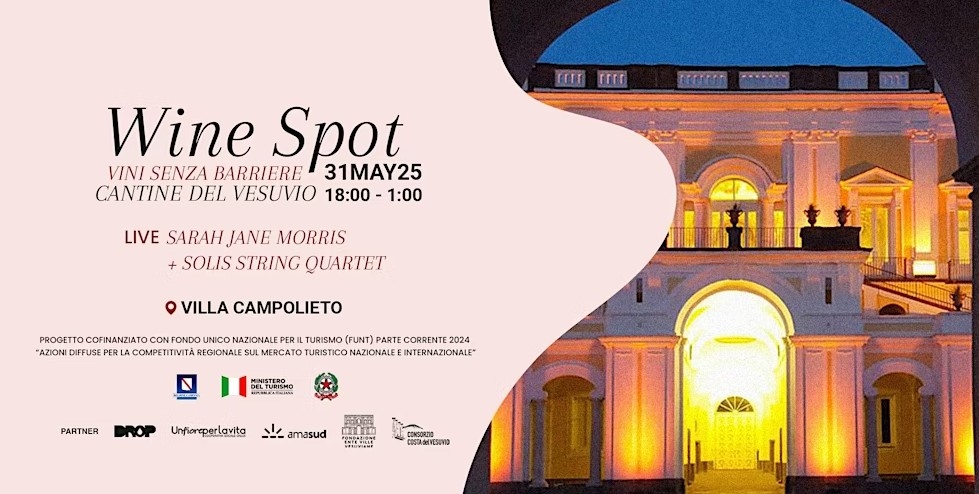 „Wine Spot“: 31. Mai in Ercolano Inklusion und 13 Vesuv-Weingüter
