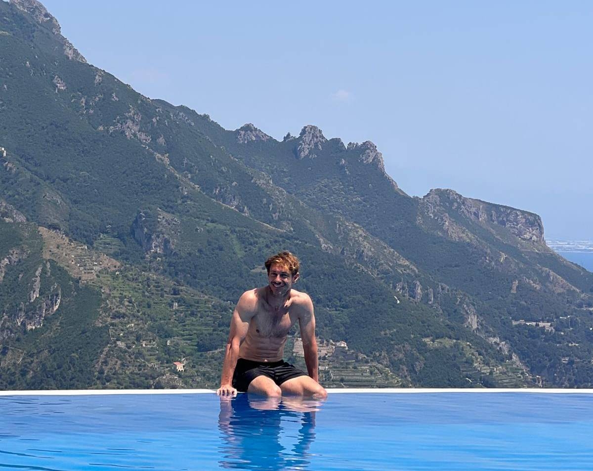 Acteur Giorgio Pasotti vertelt over zichzelf in Caruso, Belmond Hotel Amalfi Coast