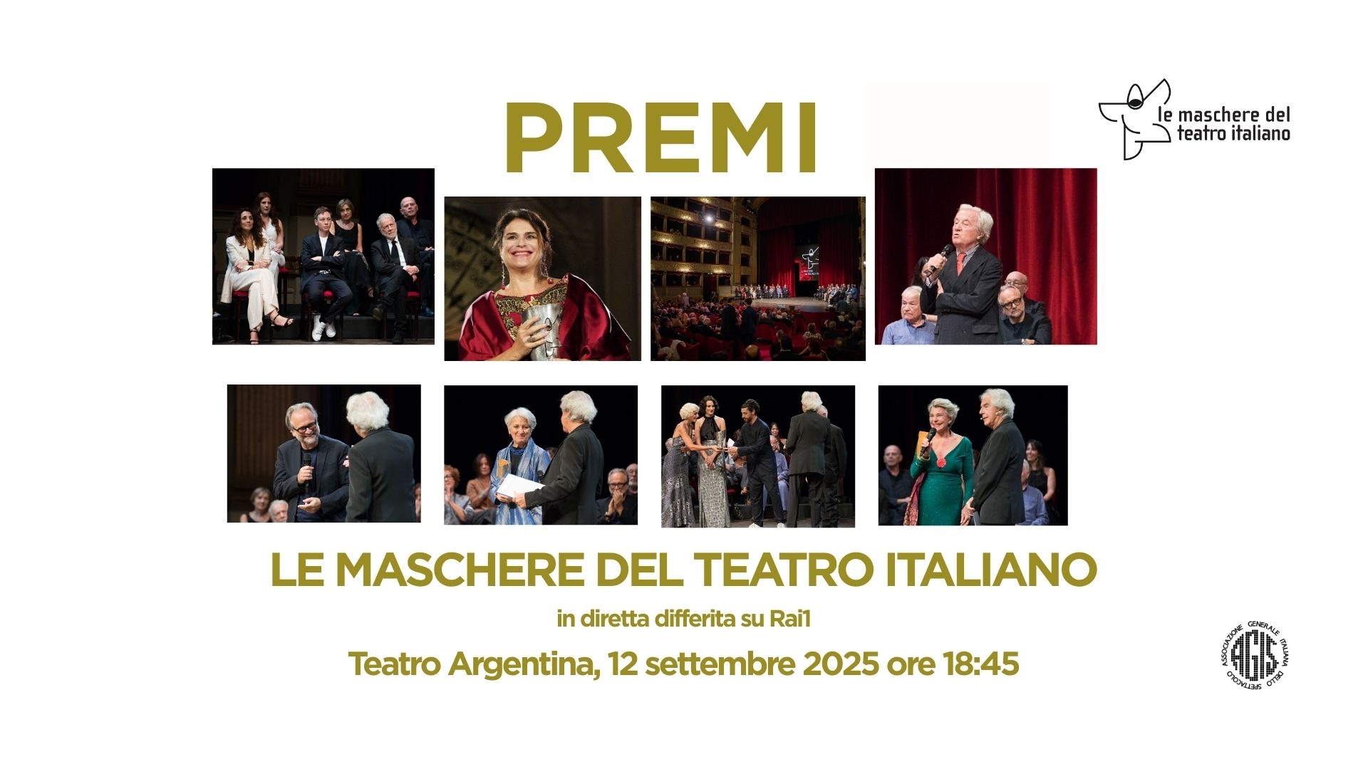 Máscaras do Teatro Italiano, cerimônia de premiação em Roma na sexta-feira: aqui estão os finalistas.