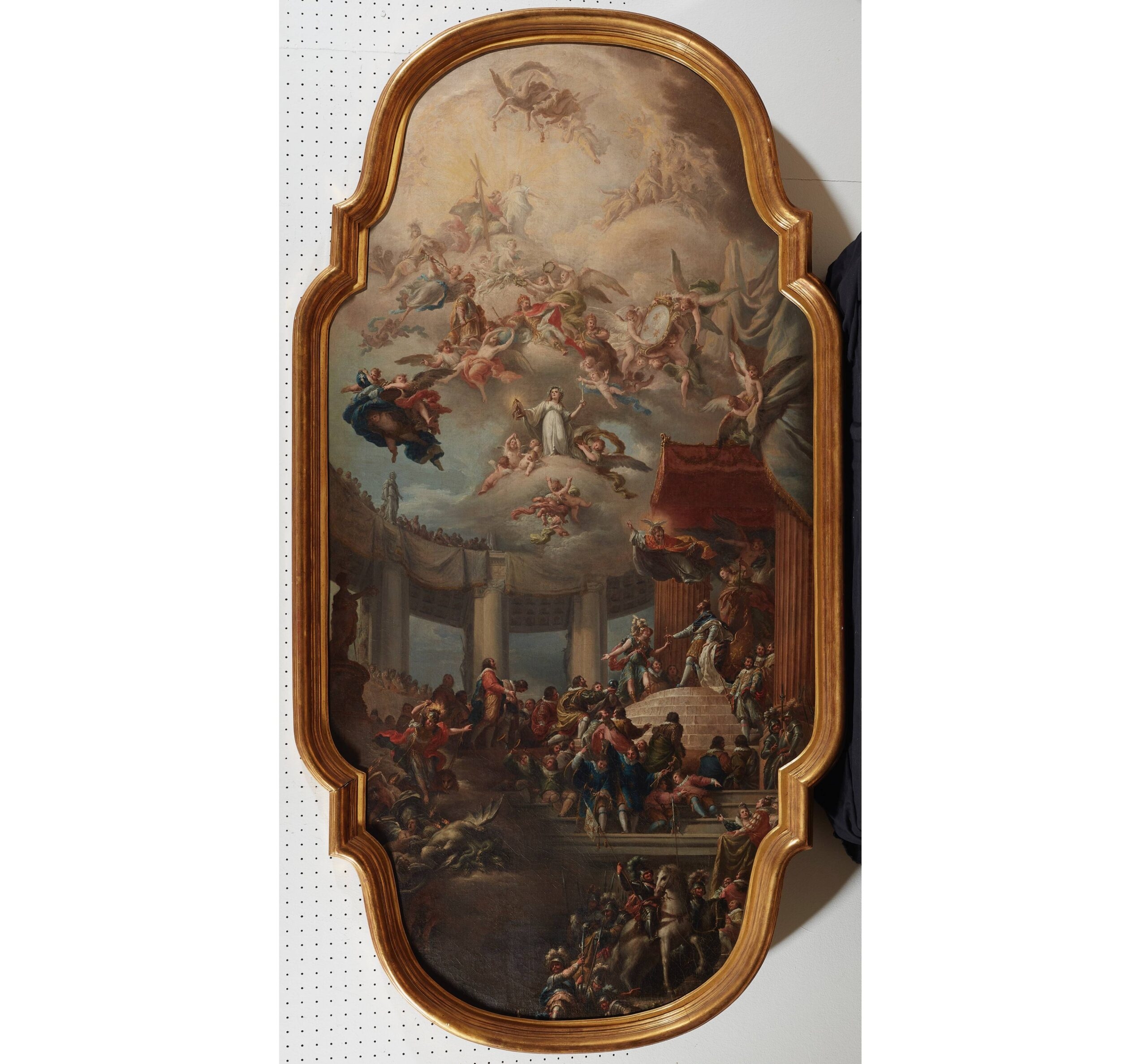 „Apotheosis of the Bourbon Dynasty” Fischettiego powraca do Pałacu Królewskiego w Casercie.