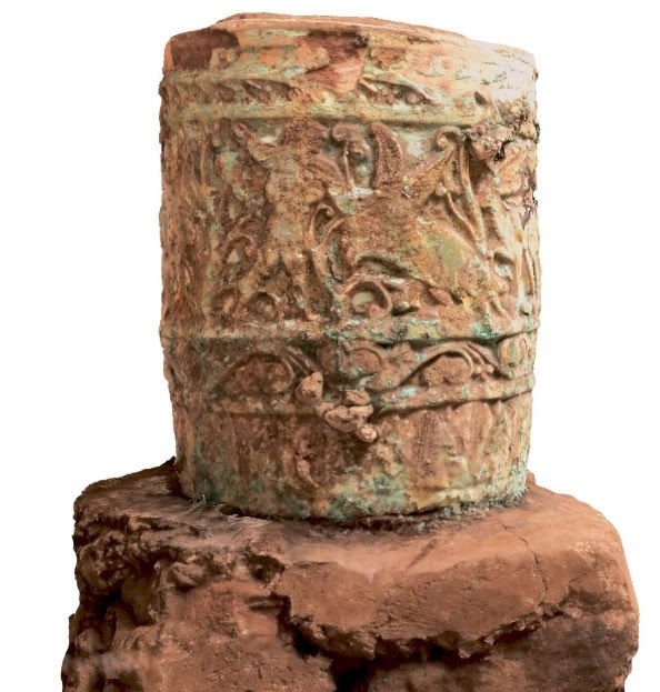 Meer verrassingen in Pompeii, in de achterkamer van een herberg duikt een vaas uit Egypte op