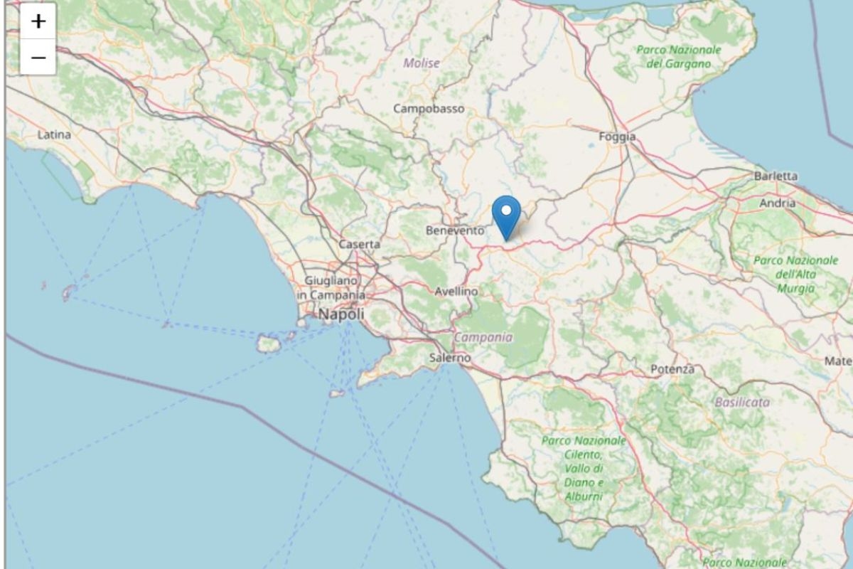 Earthquake today in Avellino, magnitude 3.5/ INGV latest news, fear in Irpinia: tremor felt by several people