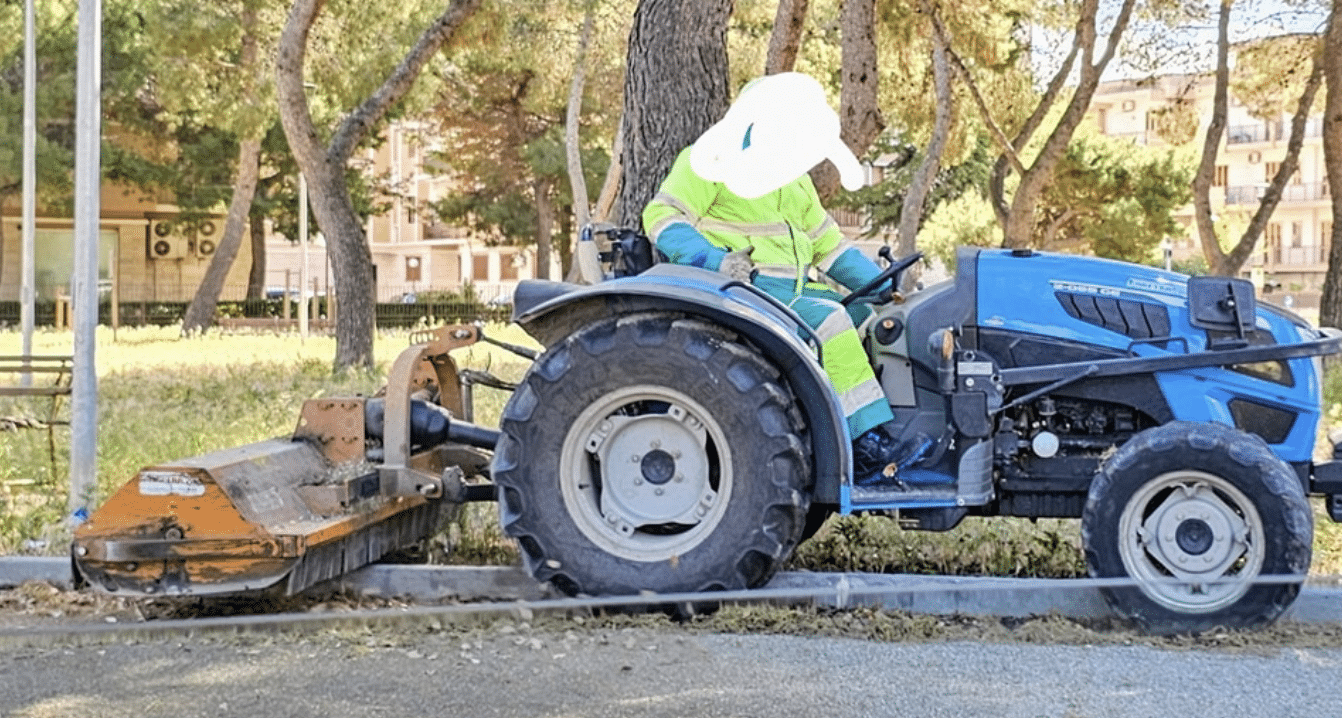 WWF Foggia contra el uso de vehículos pesados ​​en zonas verdes urbanas: «No es un campo agrícola, se necesitan buenas prácticas».