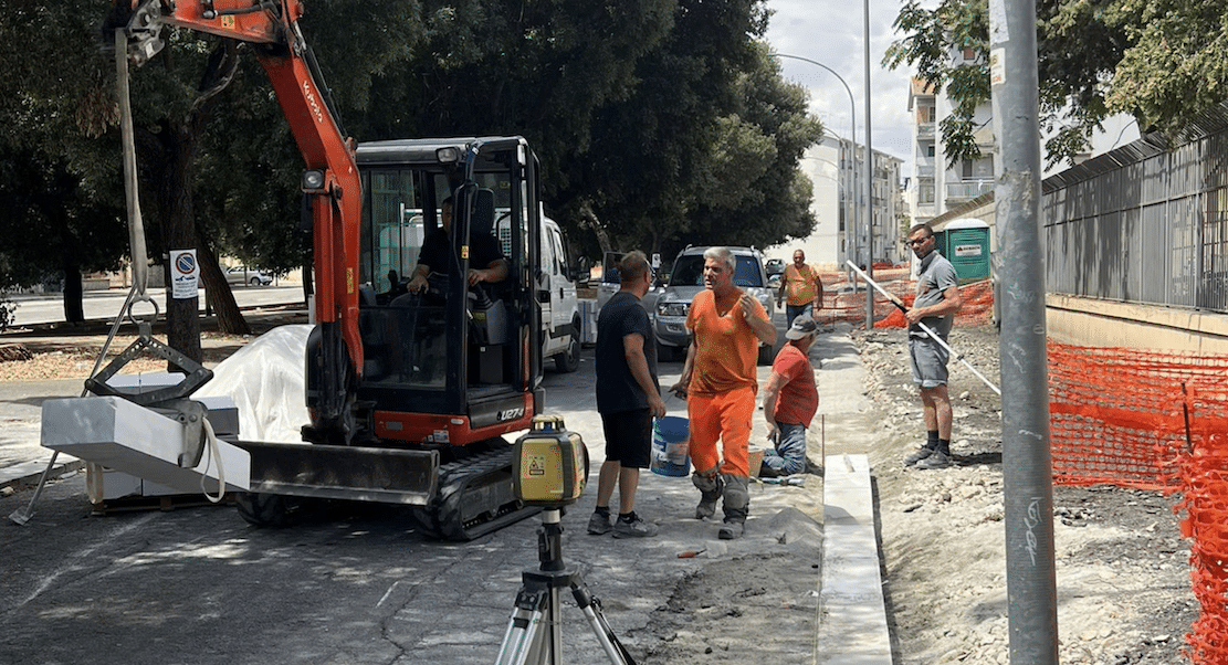 Foggia, work on the SC17 has been completed: new construction sites are underway on Via Petrucci and Via Amorico.