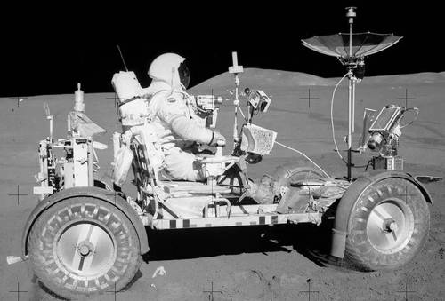 Ayer se cumplieron 54 años del primer recorrido en buggy lunar