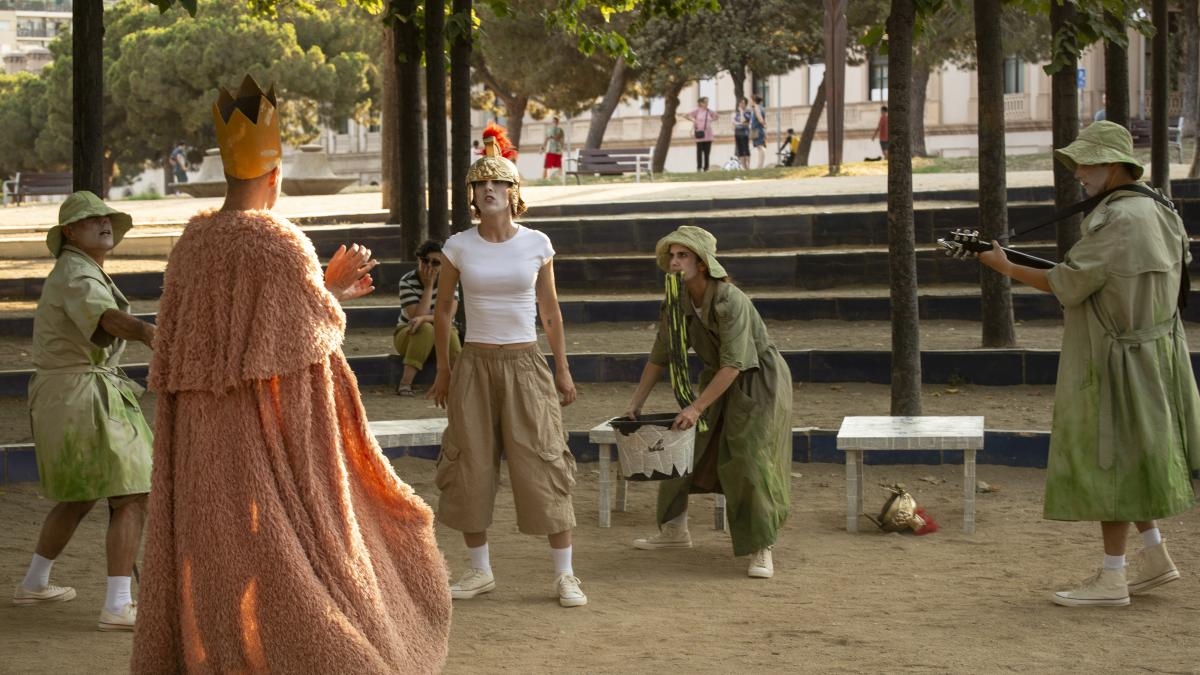 Shakespeare nimmt ein Schaumbad
