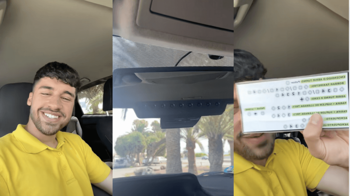 Ein Taxifahrer präsentiert den neu installierten Taxameter und ist erstaunt: „Ist das Squid Game?“