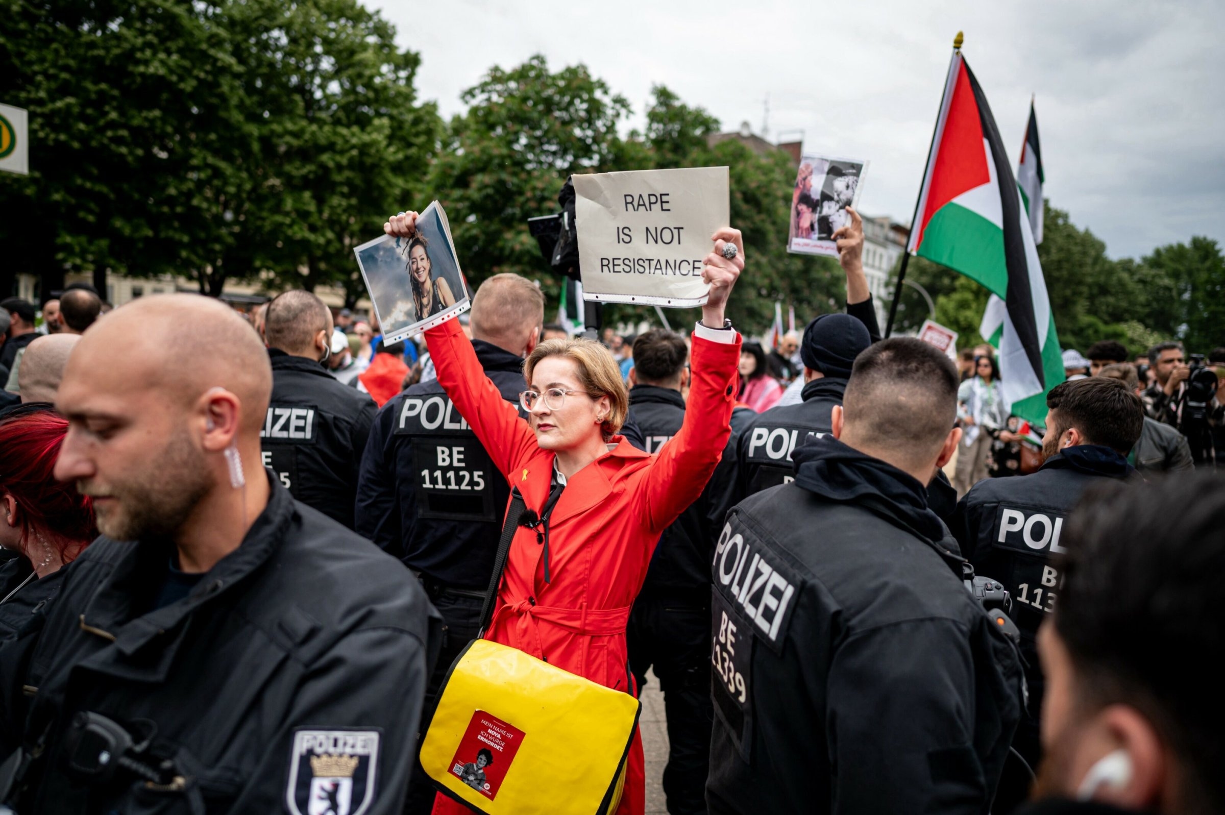 Protestos em Gaza | "Ela armou um espantalho aqui"