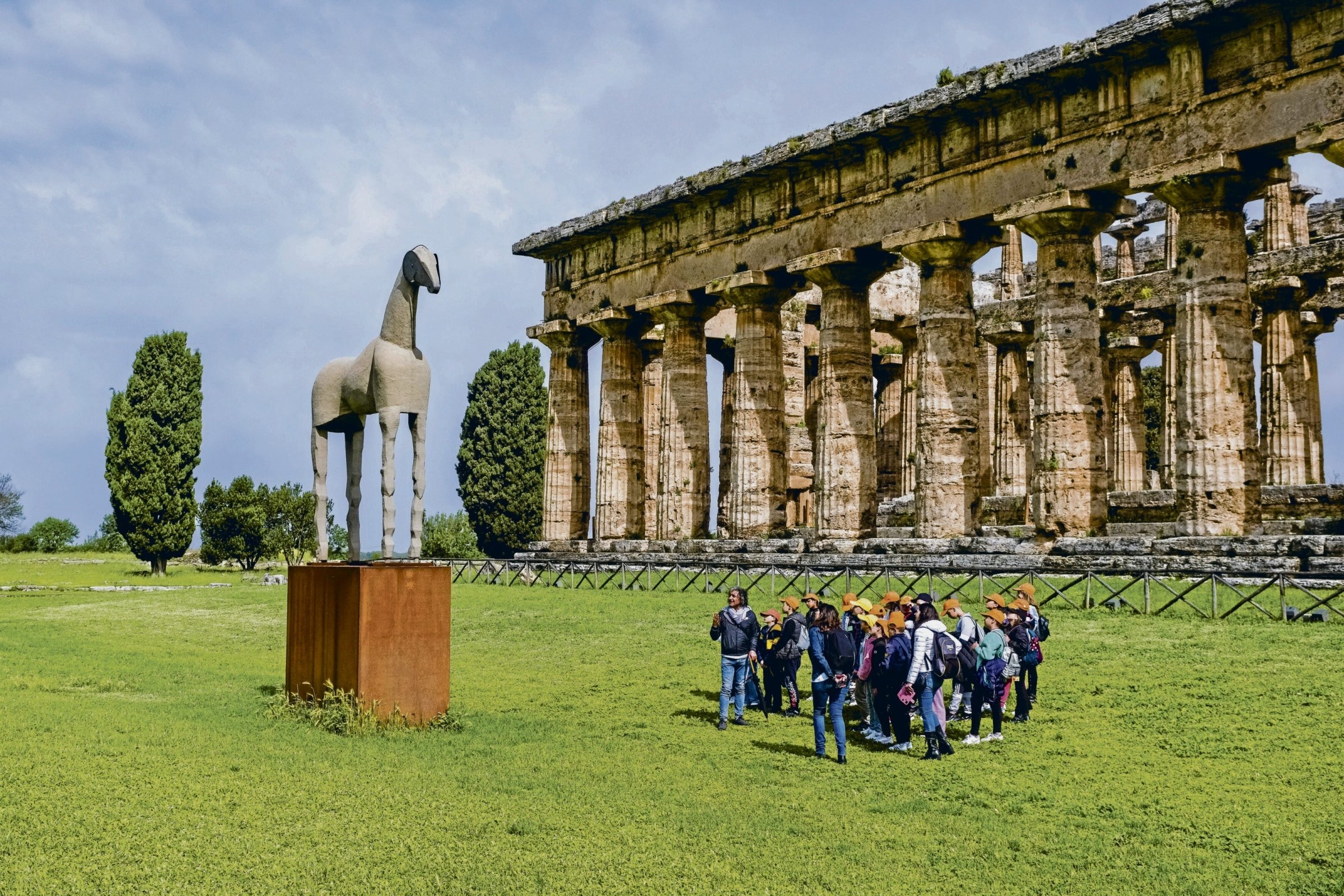Em uma viagem educativa | Prima em Paestum