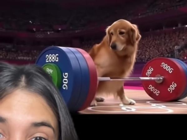 The AI-powered video of a dog lifting weights that fooled thousands on TikTok: it sparked a furor